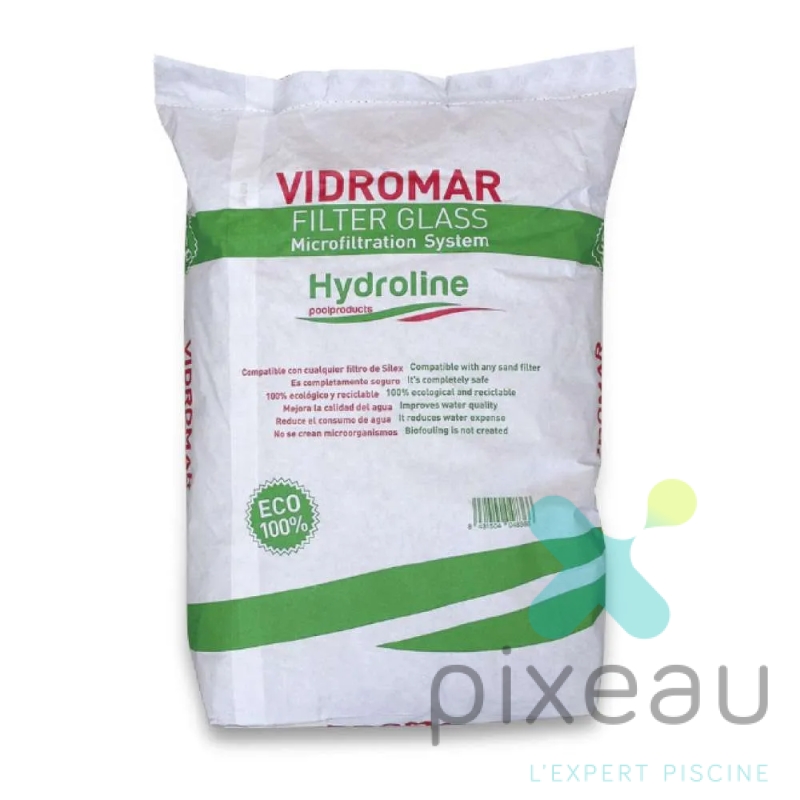 VERRE FILTRANT BEHQ VIDROMAR FILTERGLASS 20KG