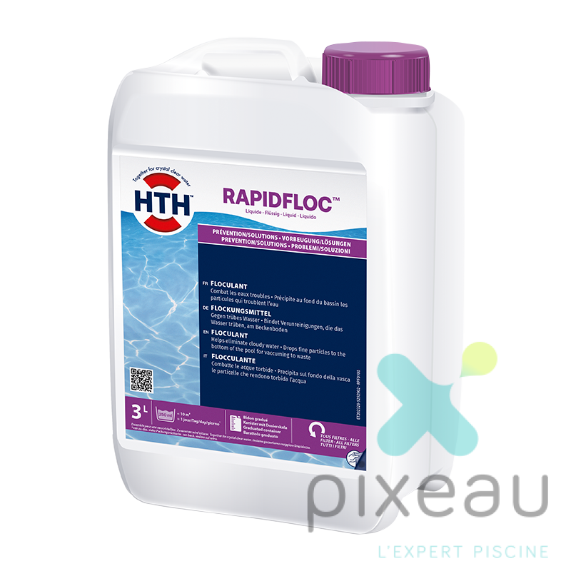 FLOCULANT LIQUIDE HTH RAPIDFLOC 3L