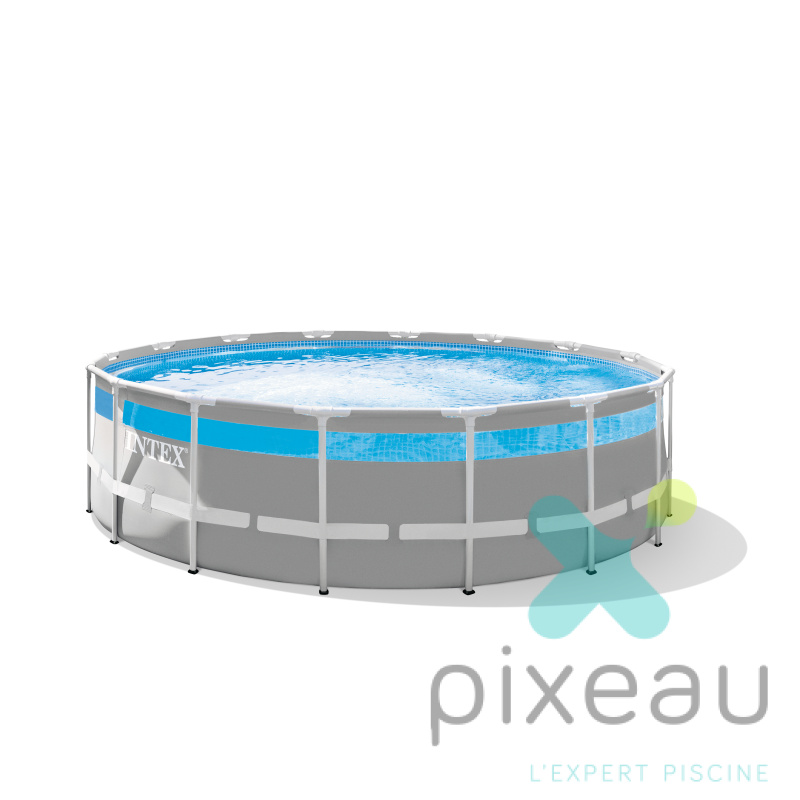 PISCINE TUBULAIRE INTEX CLEAR WINDOW RONDE 4.88M X 1.22M