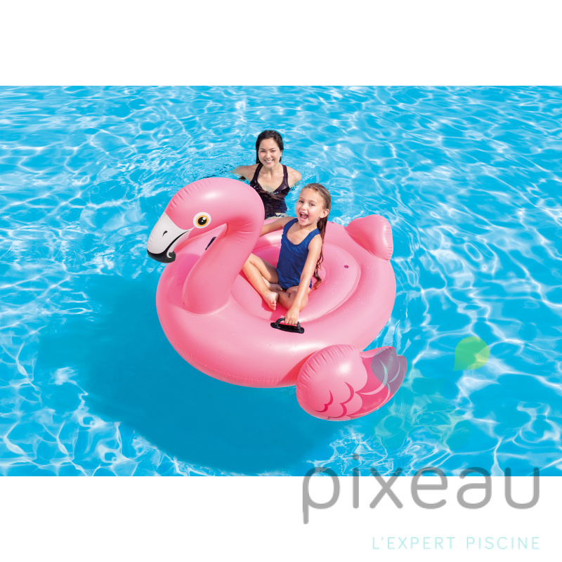 BOUÉE FLAMANT ROSE INTEX A CHEVAUCHER