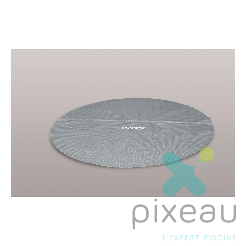 COUVERTURE ETE PISCINE HORS SOL INTEX BÂCHE A BULLES RENFORCEE RONDE PISCINE 4.88M