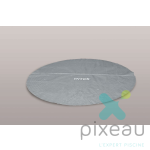 COUVERTURE ETE PISCINE HORS SOL INTEX BÂCHE A BULLES RENFORCEE RONDE PISCINE 4.88M