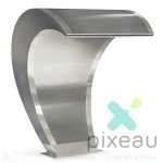 Cascade FLUIDRA INOX CLASSIC avec ancrage