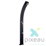 Douche solaire Aello aluminium COURBE ANTHRACITE 30L