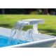 CASCADE INTEX PISCINE HORS SOL LED MULTICOLORE